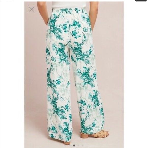 NWT Anthropologie Christina Wide-Leg Trousers - Picture 4 of 9